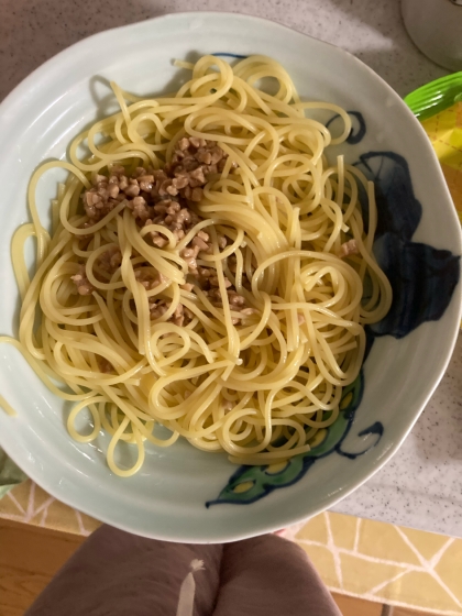 納豆パスタ