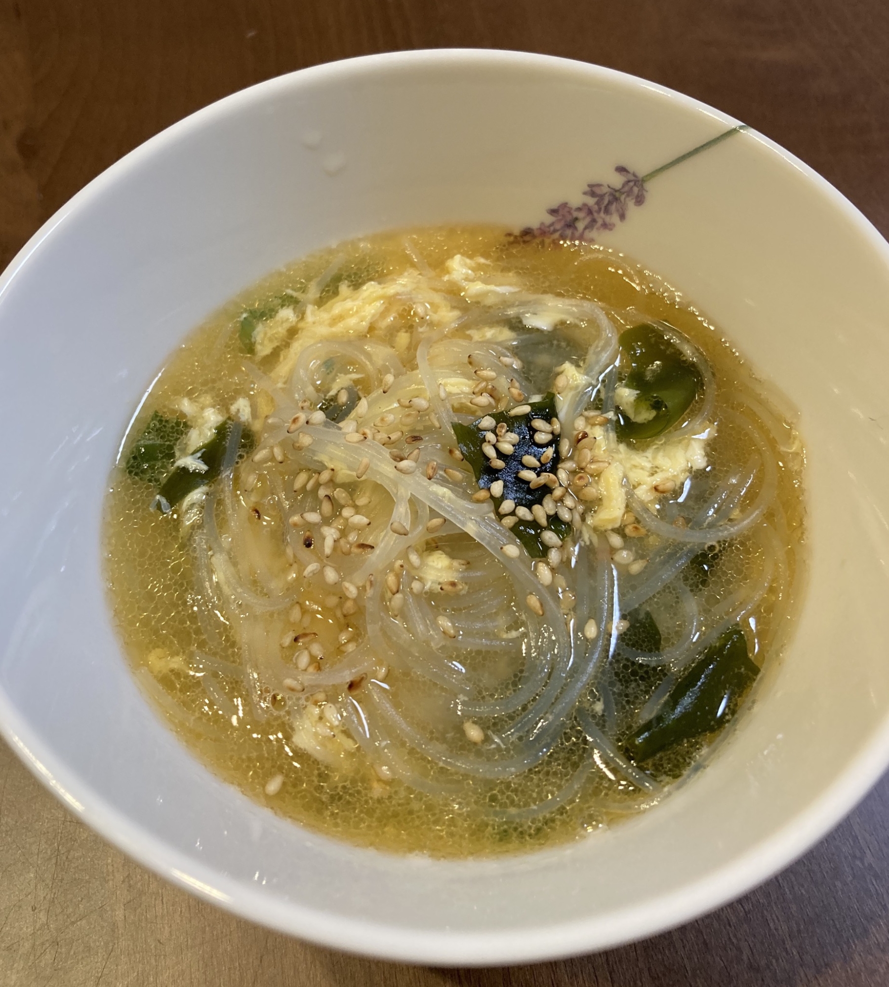 【即席☆】春雨中華スープ