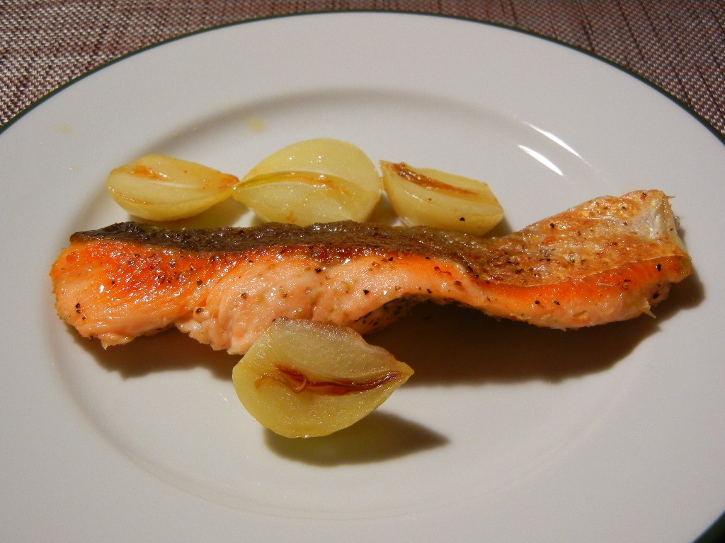 生鮭のガーリックペッパー焼き レシピ 作り方 By Kon9093 楽天レシピ