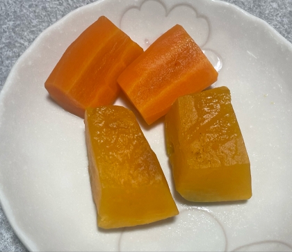 かぼちゃのレモン蒸し！