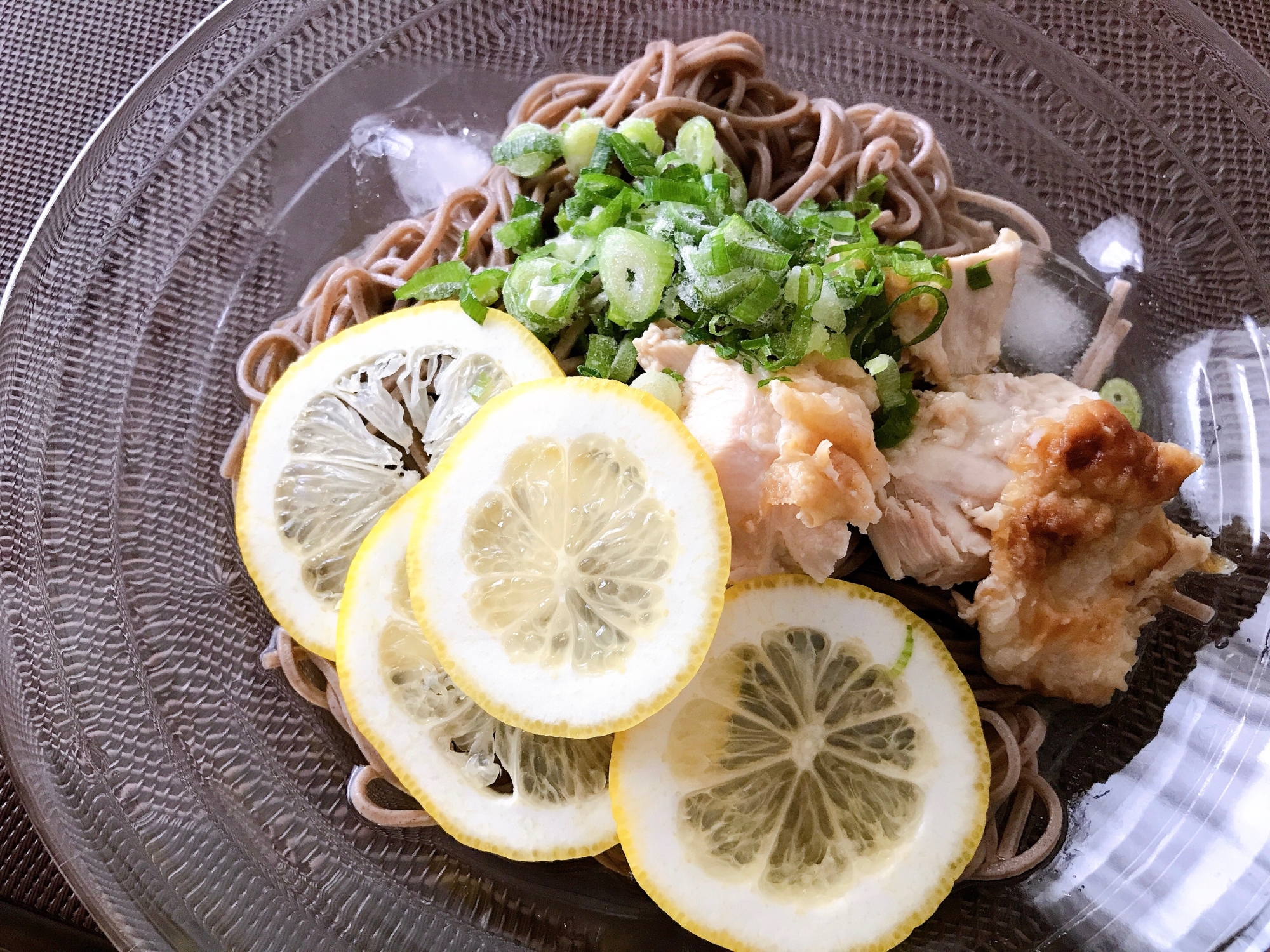 夏☆冷やしレモン蕎麦