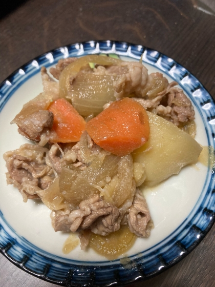 簡単！お水なしでほくほく～♪な肉じゃが