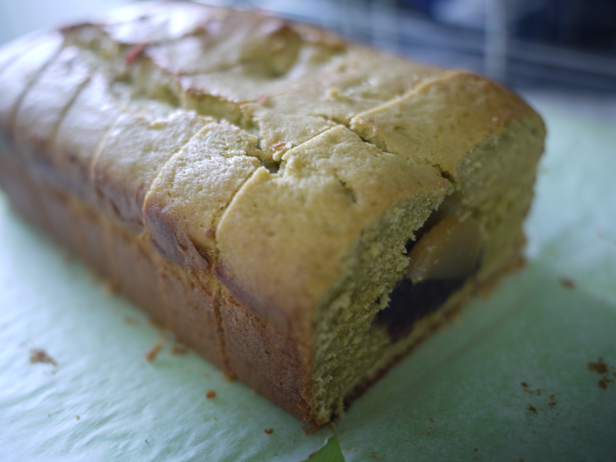 あんこと抹茶のパウンドケーキ