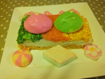 ひな祭りやお花見に♪ミニサイズの３色寿司ケーキ☆