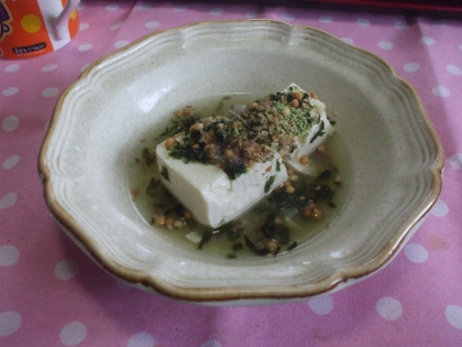 ホットでもアイスでも☆お茶漬け豆腐