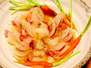 レンジで☆花咲く玉葱スープ煮
