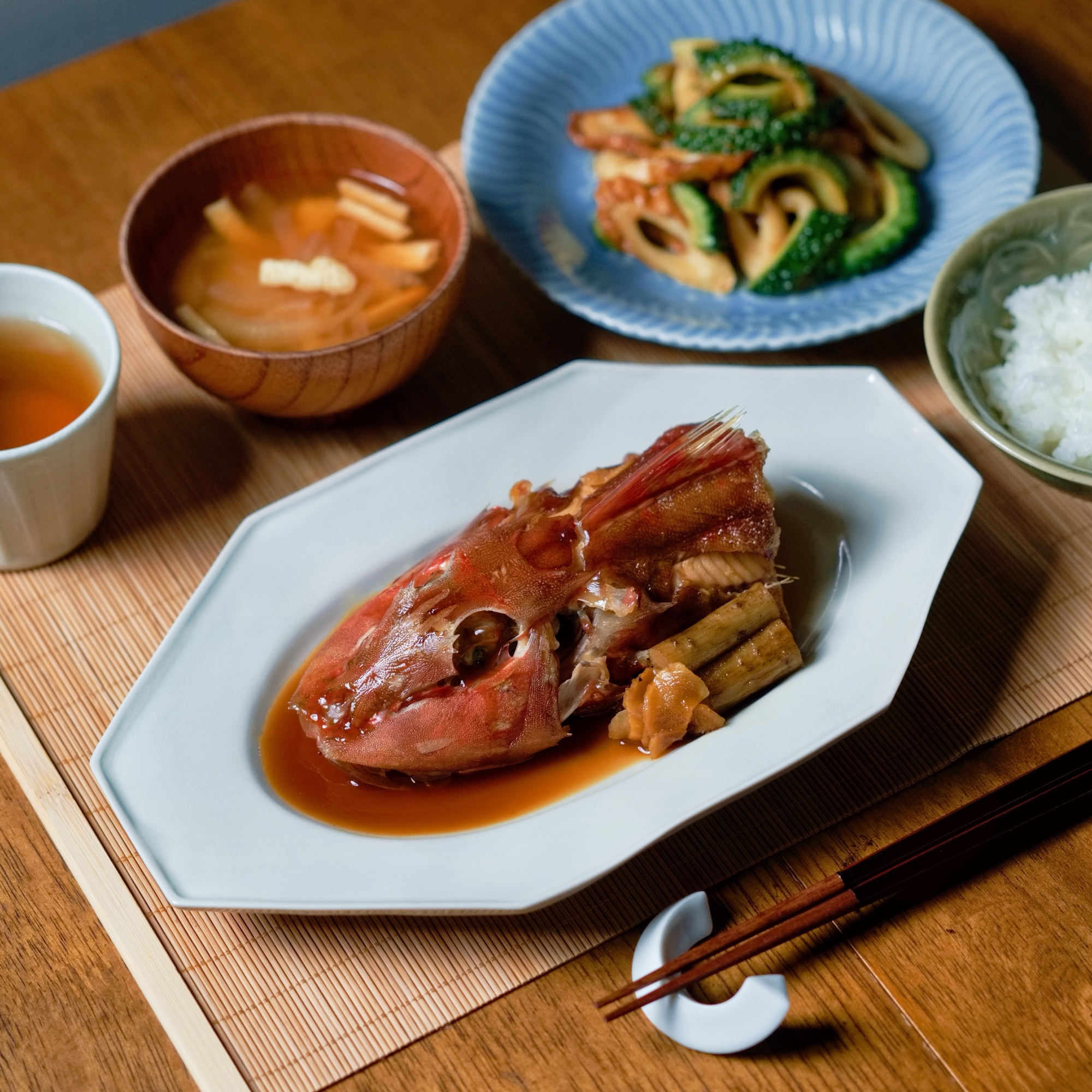 ほうぼうの煮つけ【和食・主菜】