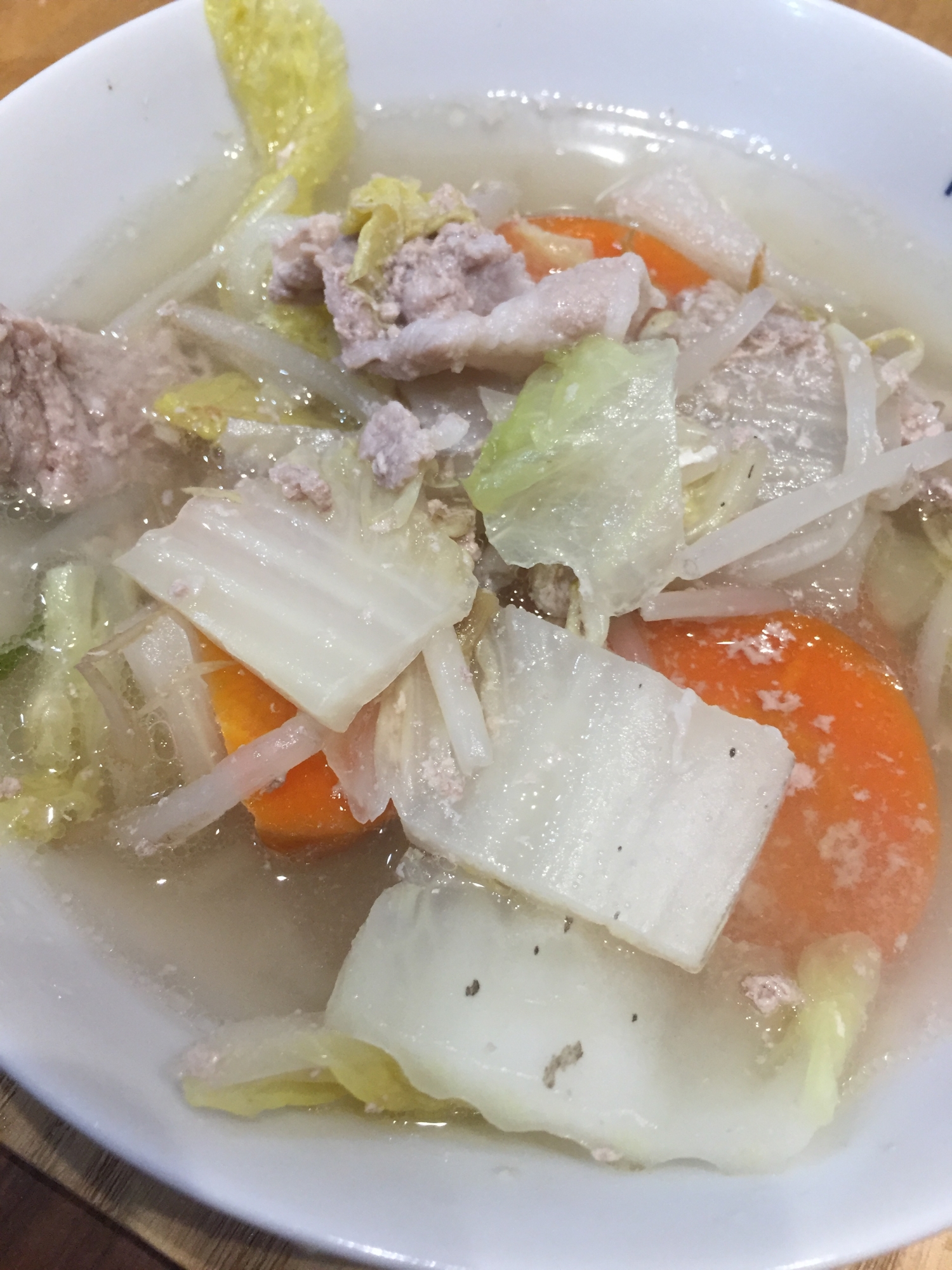 中華豚肉スープ！