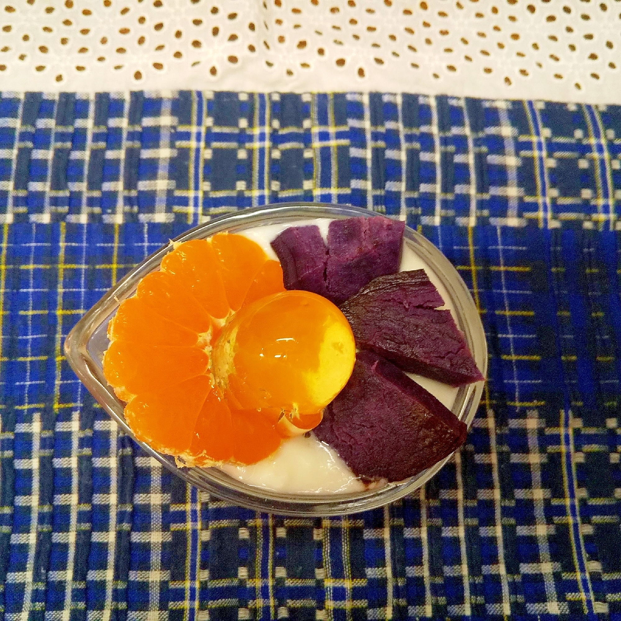 紫芋ヨーグルト