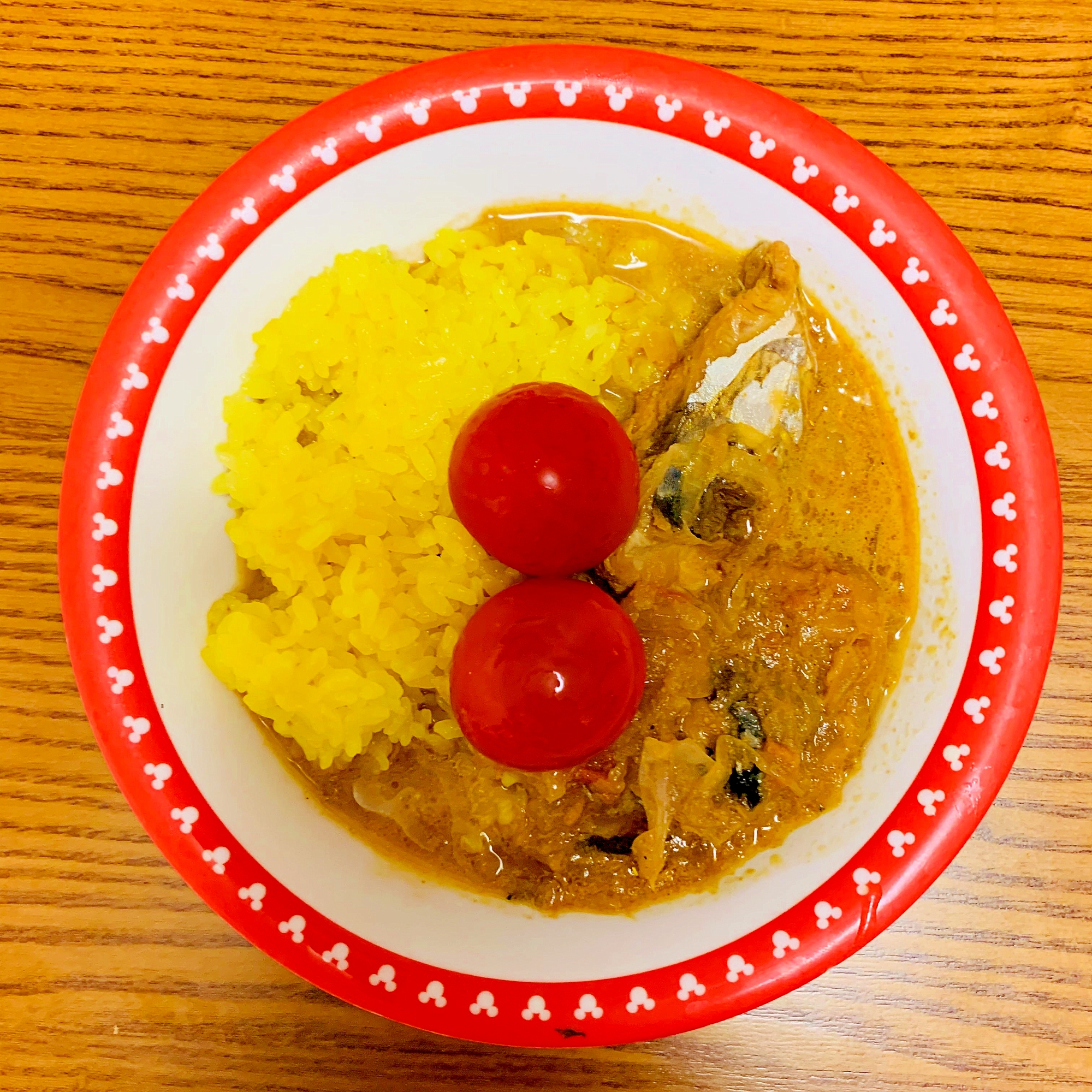 子供も食べれるサバカレー