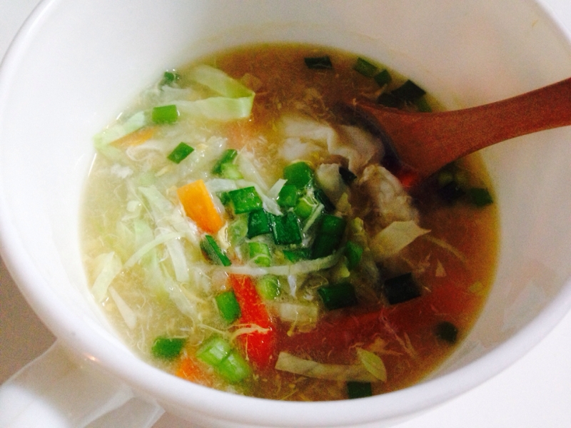 10倍粥のリメイクレシピ☆中華スープ