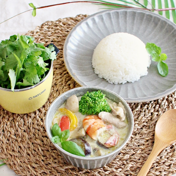 ＼大同電鍋レシピ／グリーンカレー