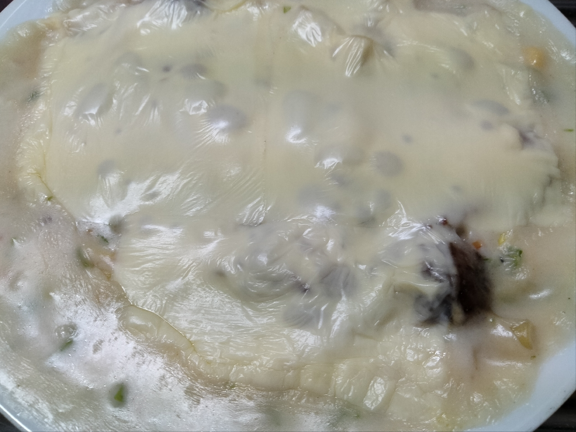 甘酢団子 コーン キャベツ 人参 チーズグラタン