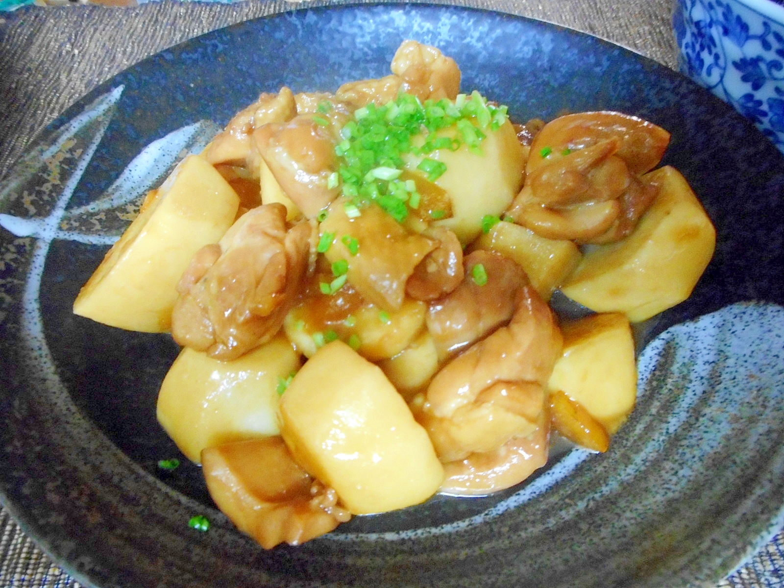 鶏肉と里芋のマーマレード煮