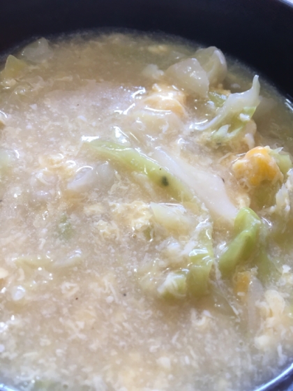 とろとろで優しい白菜の甘みでとても美味しかったです♪
作りやすく定番スープにします。