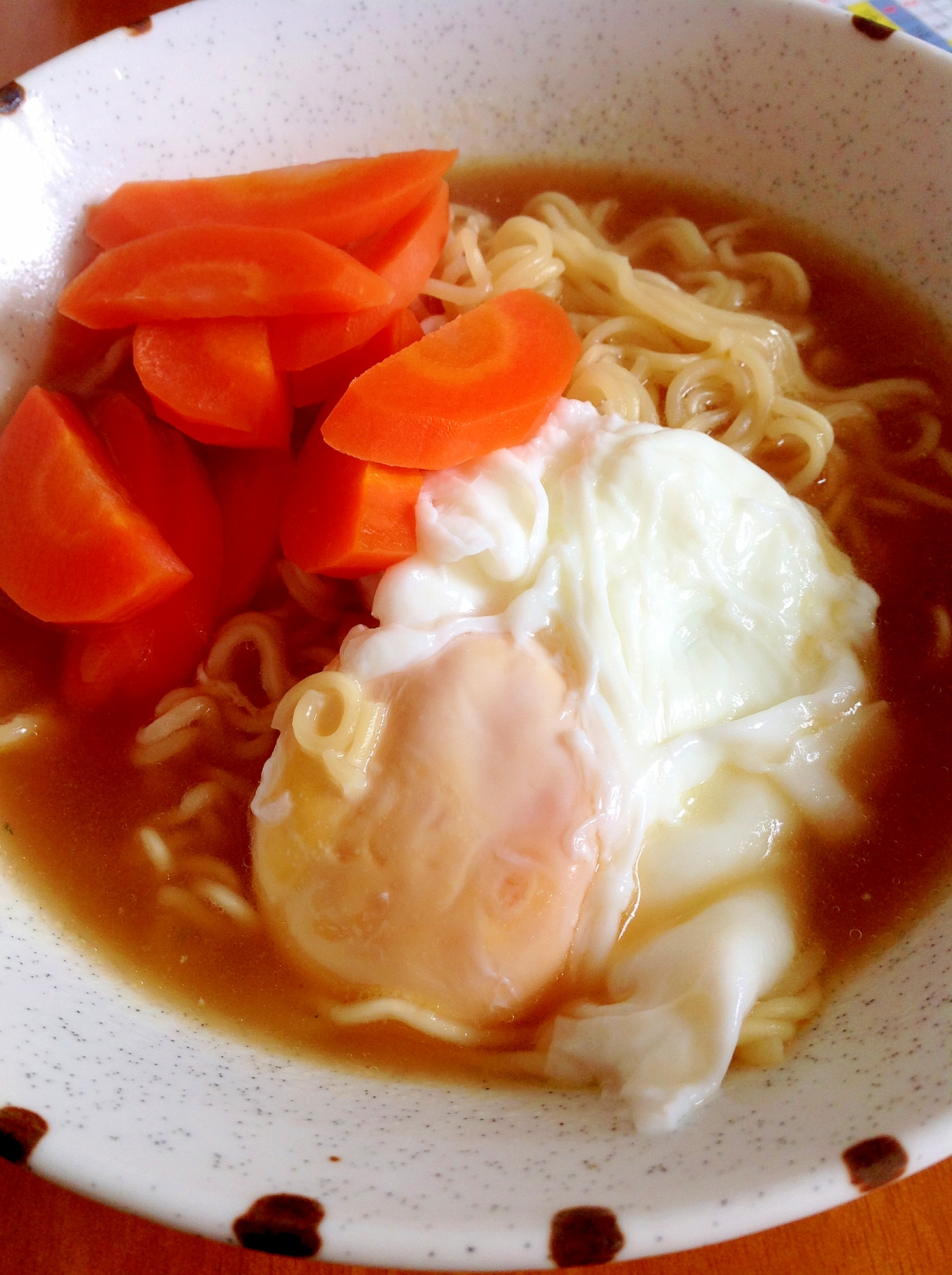 にんじん入りラーメン