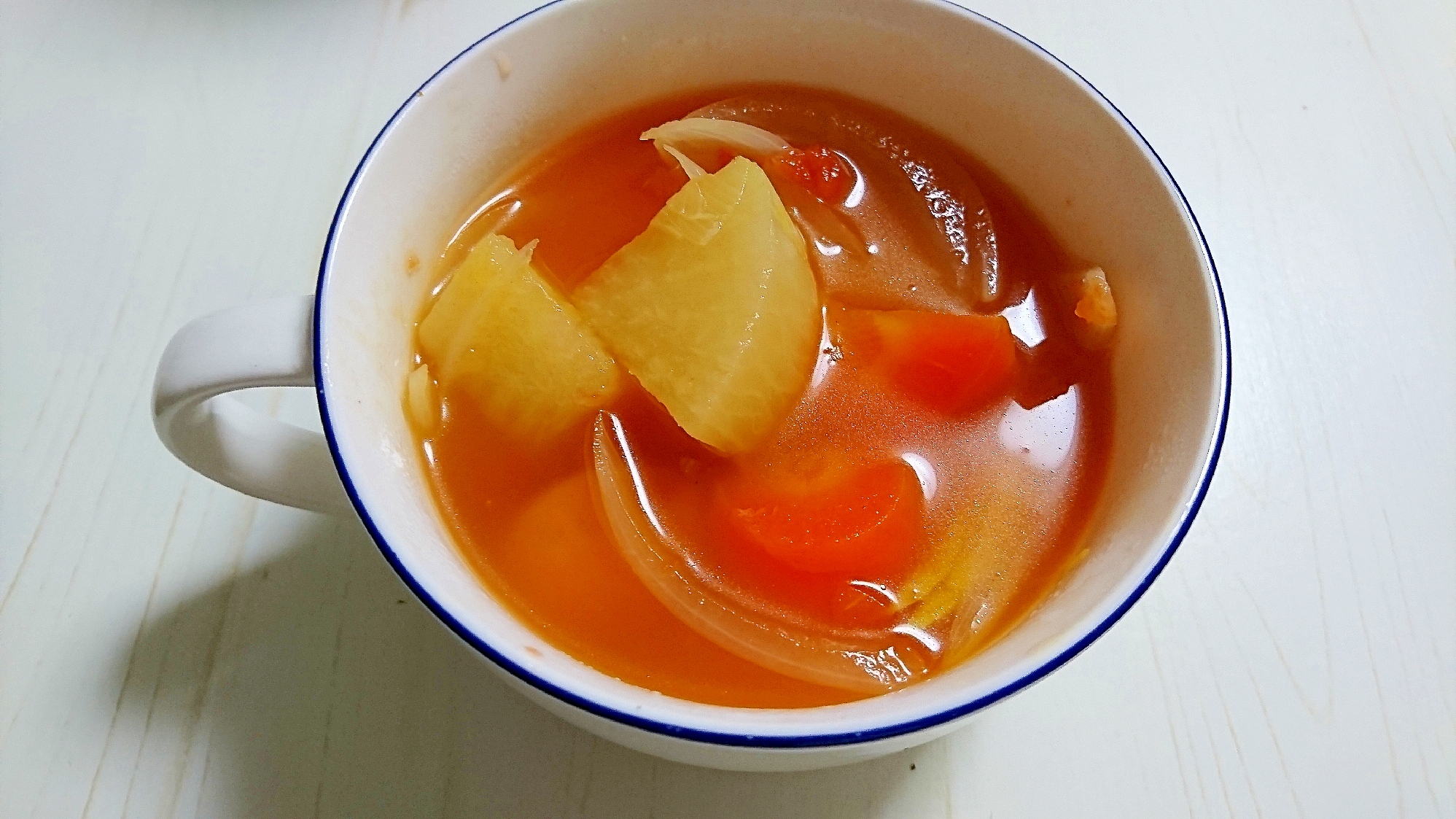 根菜のトマトスープ