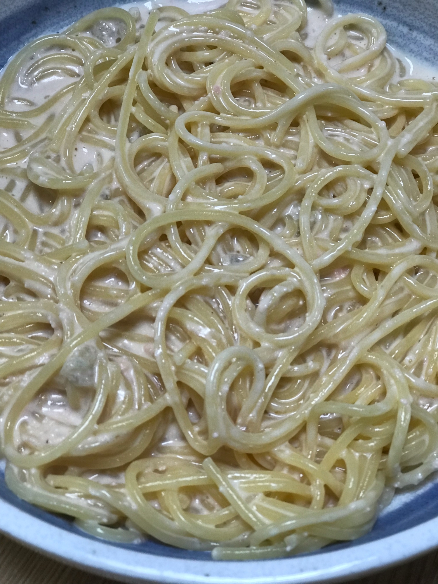 明太クリームチーズパスタ♪