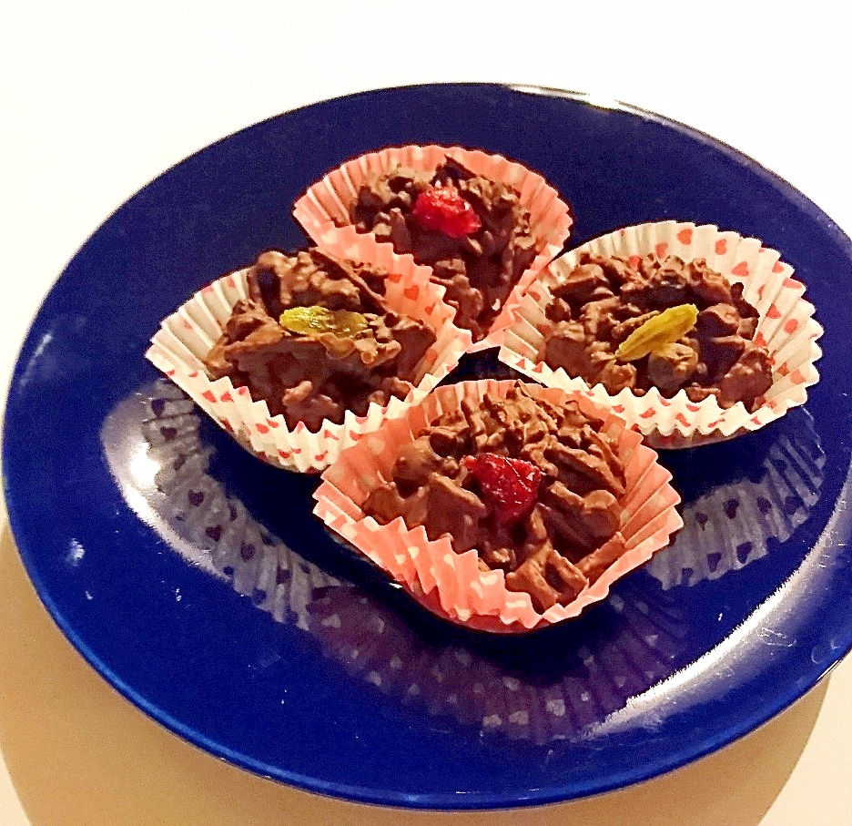 バレンタイン オールブランとドライフルーツのチョコ レシピ 作り方 By メリッコ 楽天レシピ バレンタイン オールブランとドライフルーツのチョコ レシピ 作り方 By メリッコ 楽天レシピ