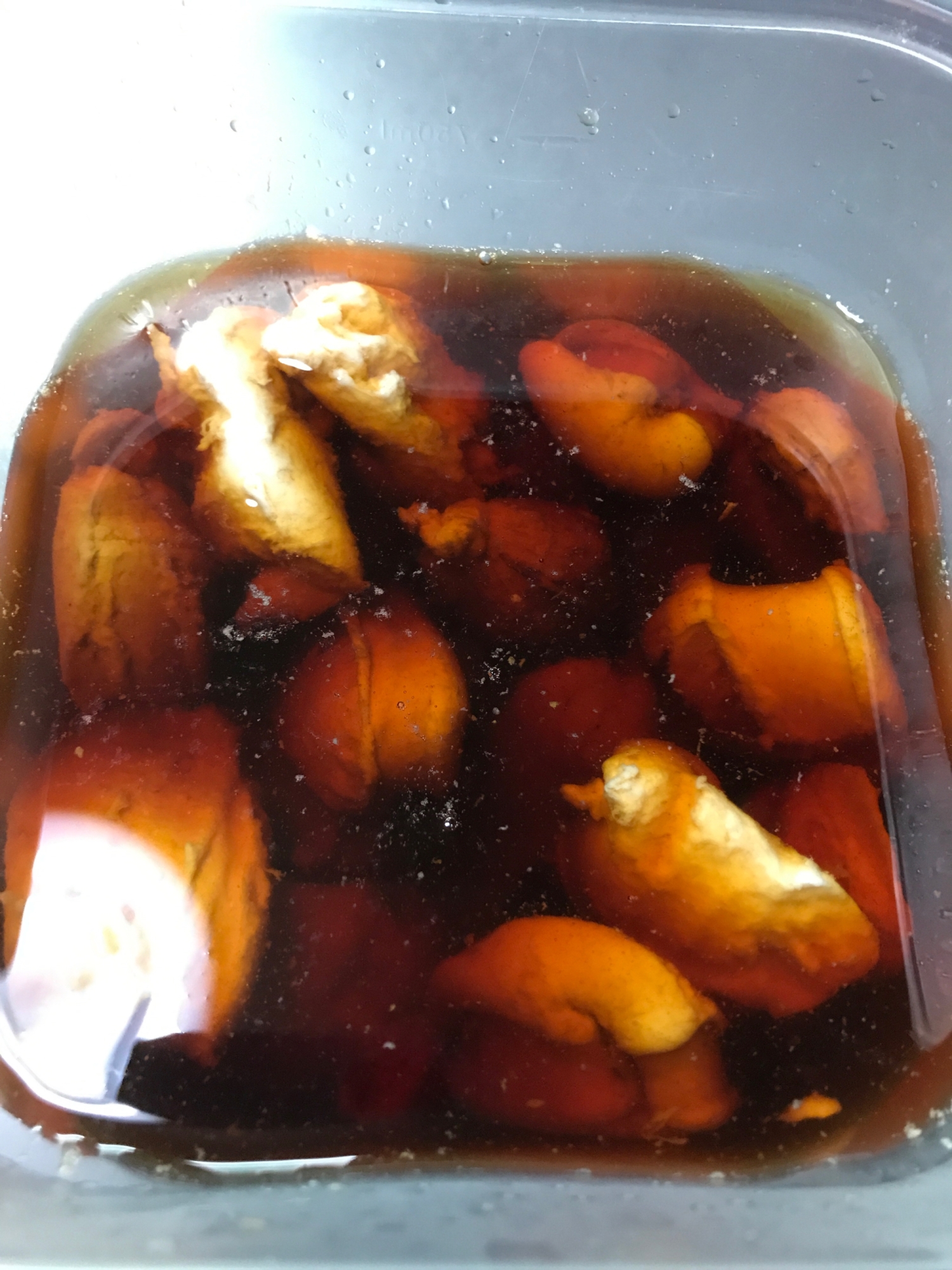 ふわふわトロトロ鮭の白子ポン酢漬け