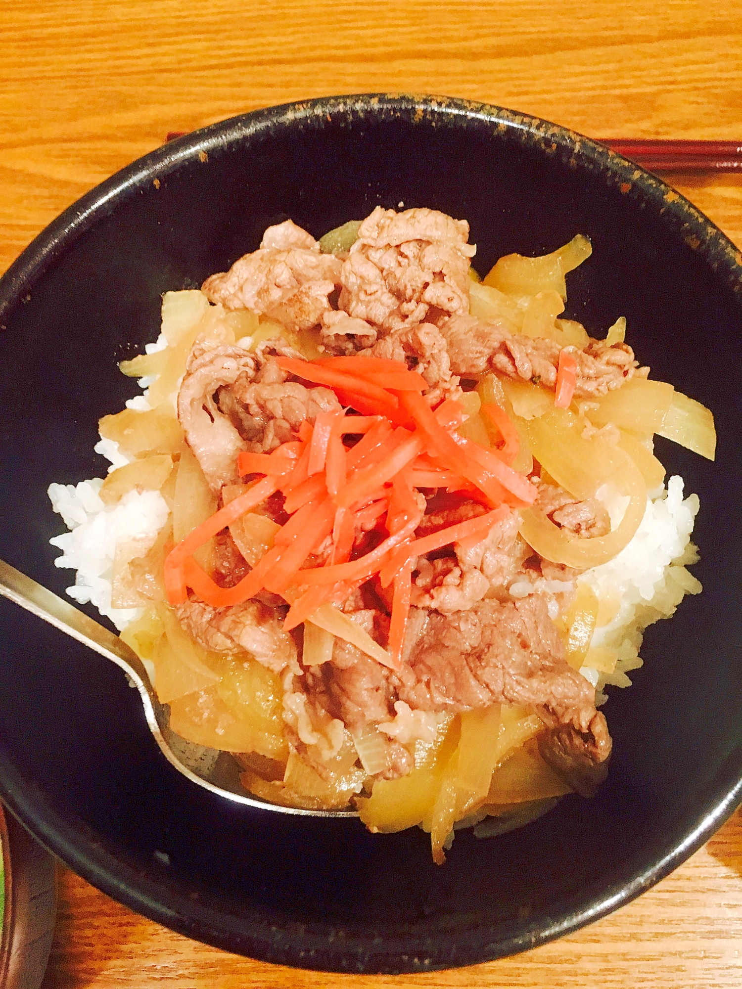 お肉が美味しい！牛丼