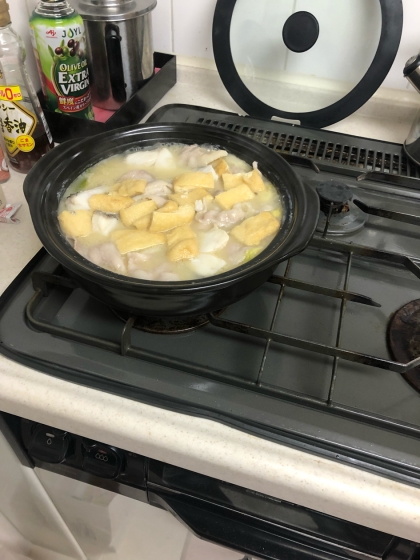 ホット染みる〜白菜と鶏肉のお鍋〜