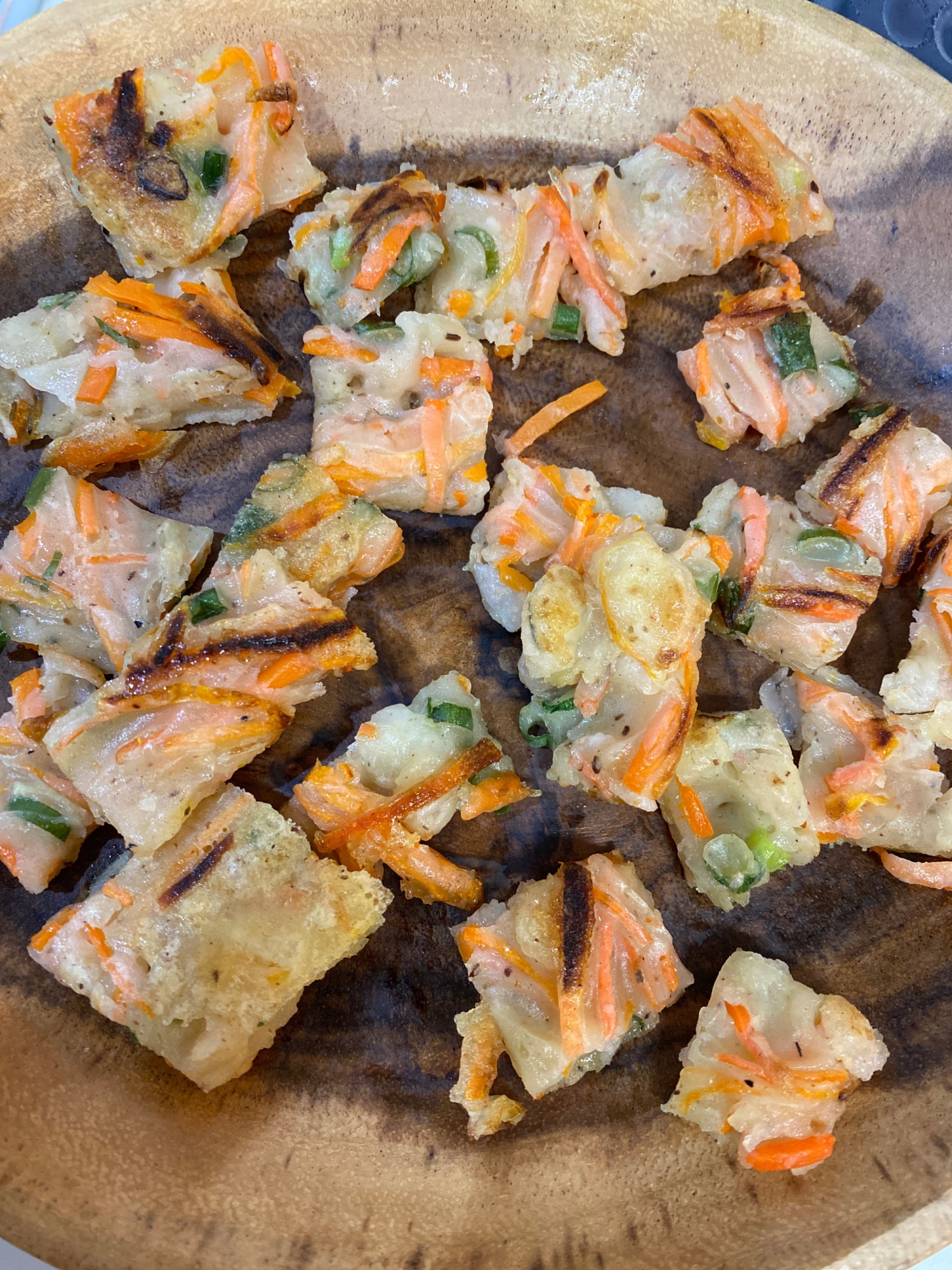 米粉のチヂミ 卵なし レシピ 作り方 By Yumi 02 楽天レシピ