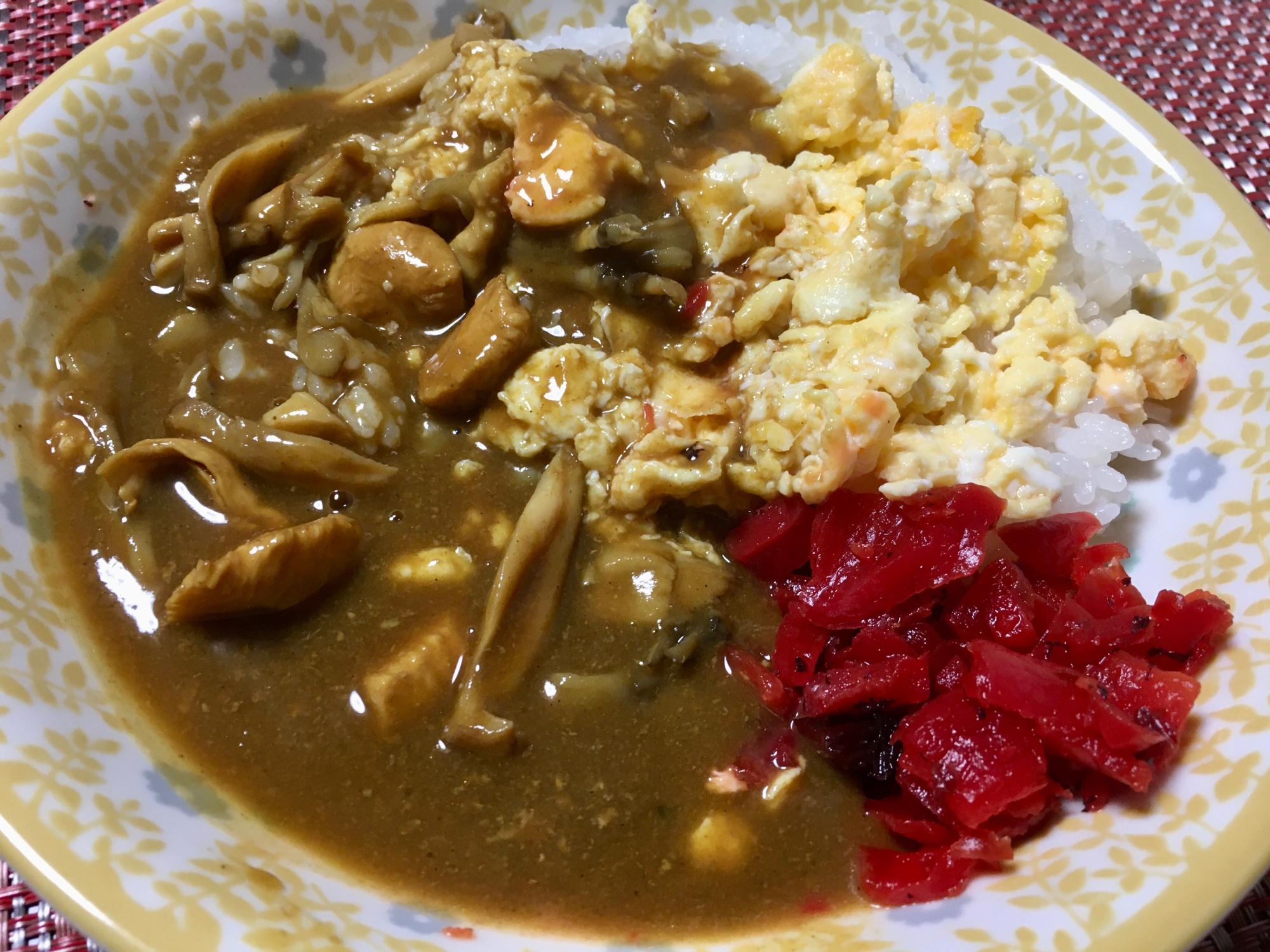 鶏むね肉とキノコのカレー★