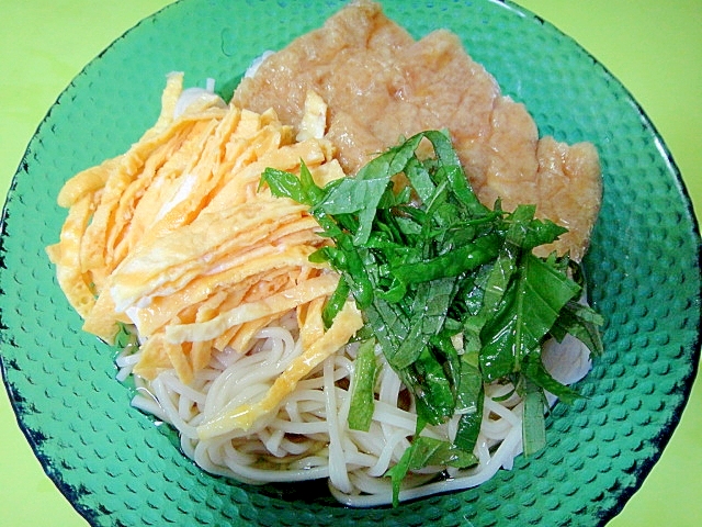 キツネ冷やしひやむぎ レシピ 作り方 By Mint 1月 しばらく返レポお休み 楽天レシピ キツネ冷やしひやむぎ レシピ 作り方 By Mint 1月 しばらく返レポお休み 楽天レシピ