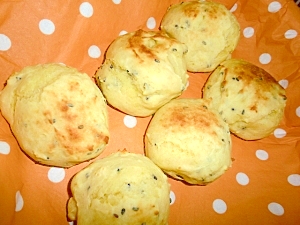 10分で食べれる♪豆腐とホットケーキMIXでパン★