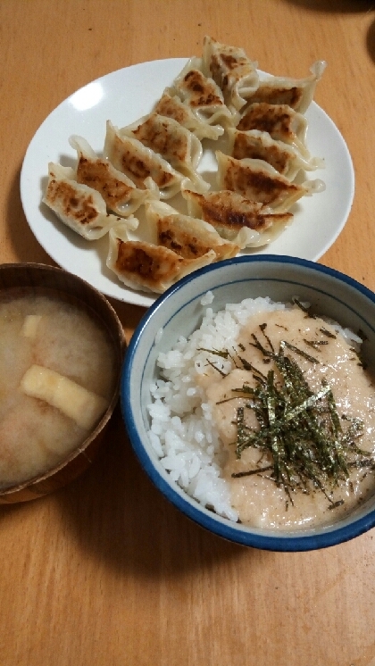 とろろご飯美味しく出来ました！。