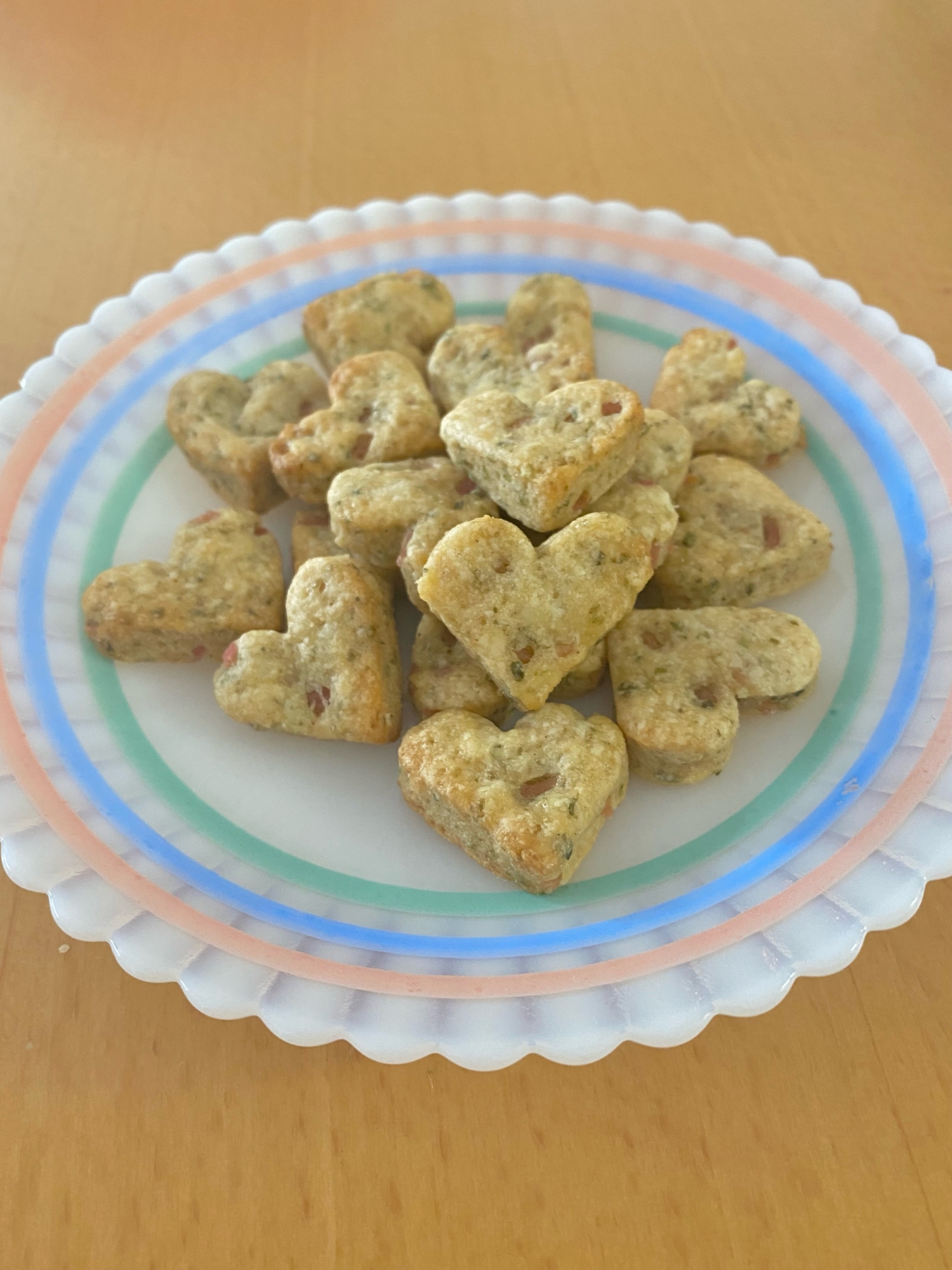 バレンタイン!甘いの苦手な方に♡お好み焼きクッキー