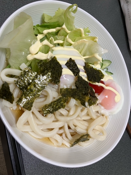 即席サラダうどん