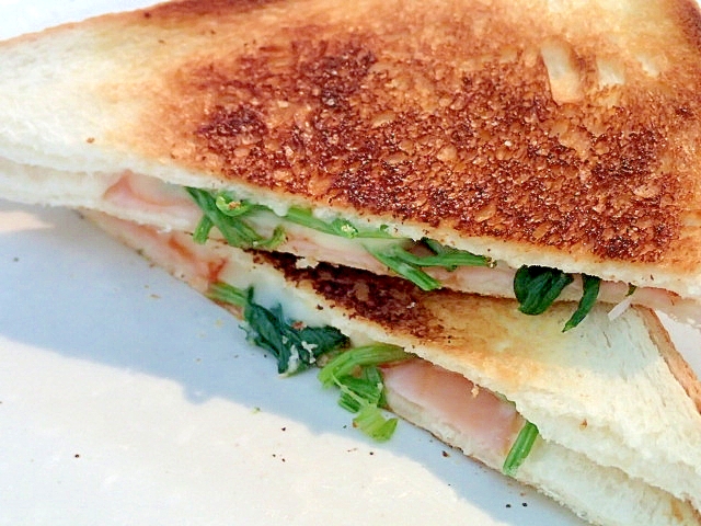 ほうれん草入り クロックムッシュ♬