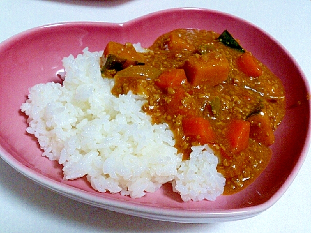 マヨ入り♪かぼちゃカレー