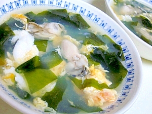 あっさり塩味☆　「海鮮たまごスープ」