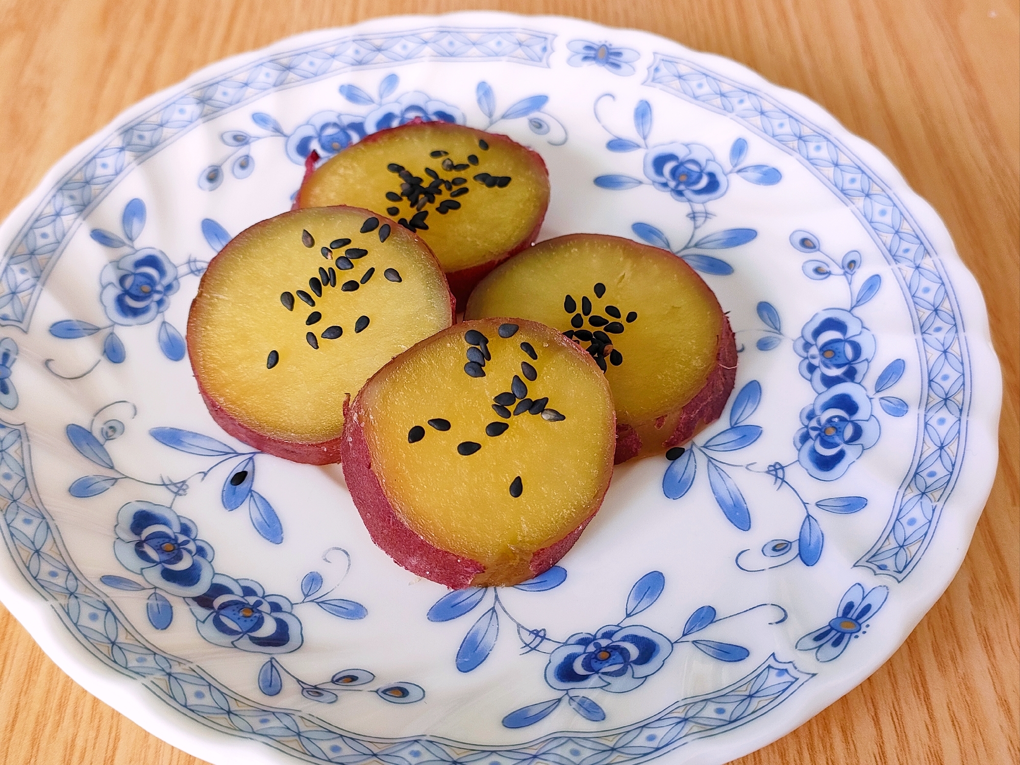 さつまいもの塩バター焼き