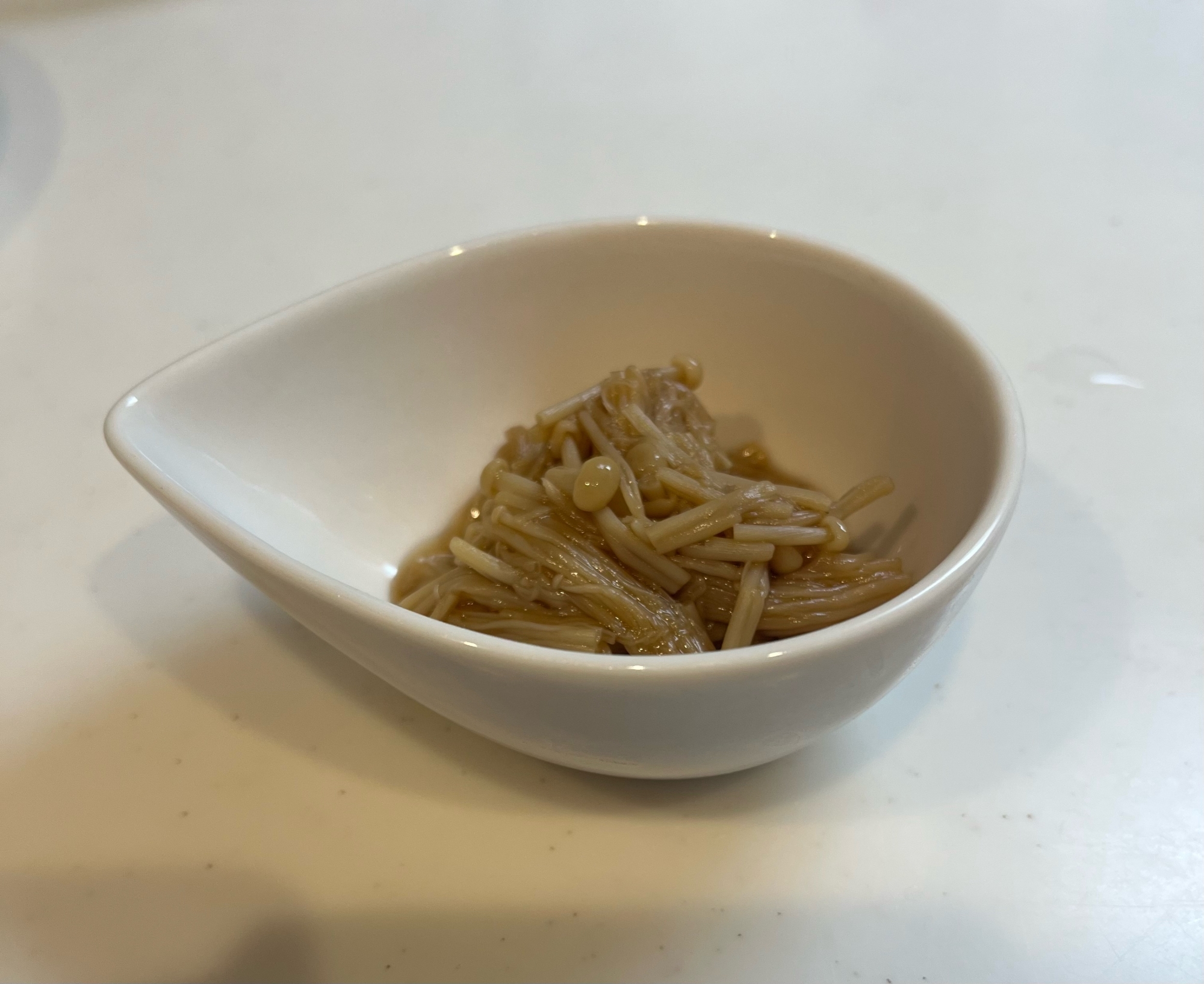 納豆のタレでちょこっとなめ茸