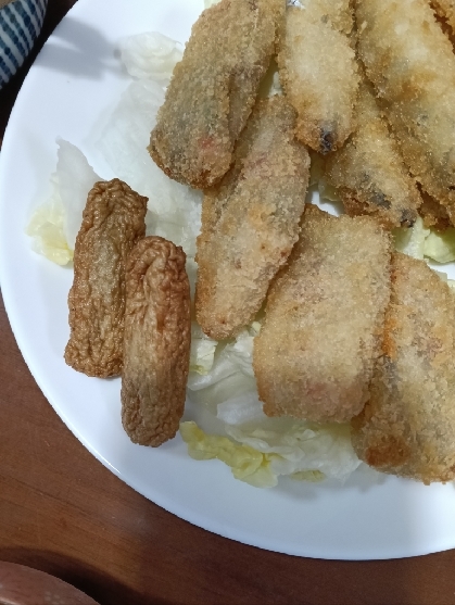 水菜さつま揚げサラダ