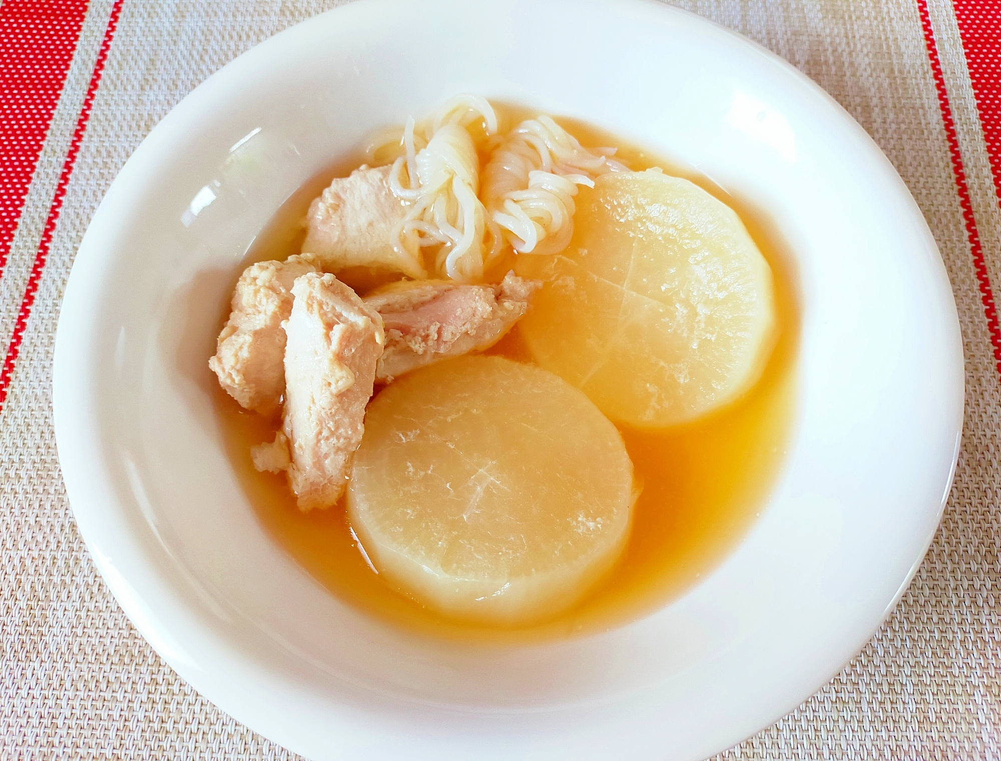 甘酒使用☆大根と鶏肉の煮物