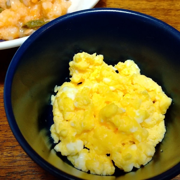 離乳食後期 レンジで簡単スクランブルエッグ レシピ 作り方 By つむくろ 楽天レシピ 離乳食後期 レンジで簡単スクランブルエッグ レシピ 作り方 By つむくろ 楽天レシピ