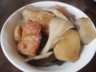 里芋と舞茸さつま揚げの煮物