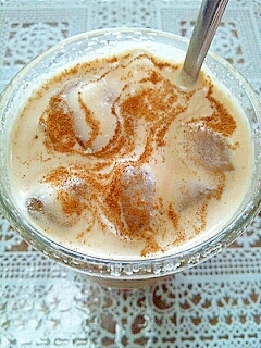 アイス ほうじ茶カプチーノ レシピ 作り方 By Nyan260 楽天レシピ