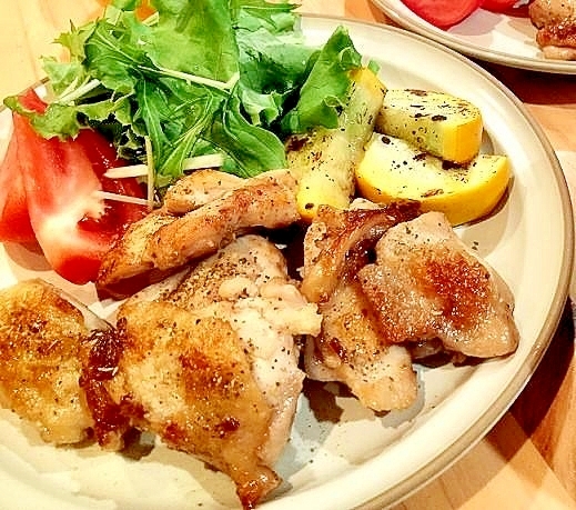 山椒香る♪鶏ももの塩ソテー