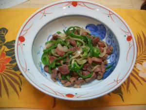 砂肝のさっぱり炒め