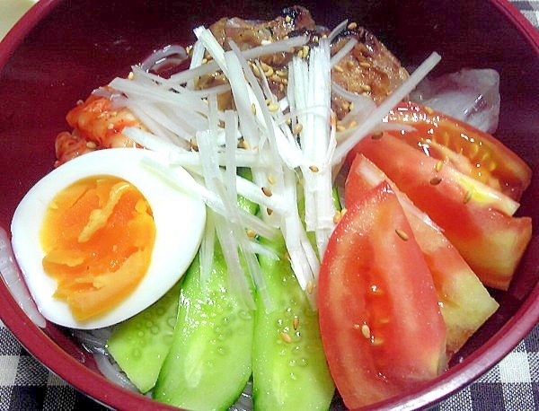 市販のプルコギ肉で簡単に冷麺