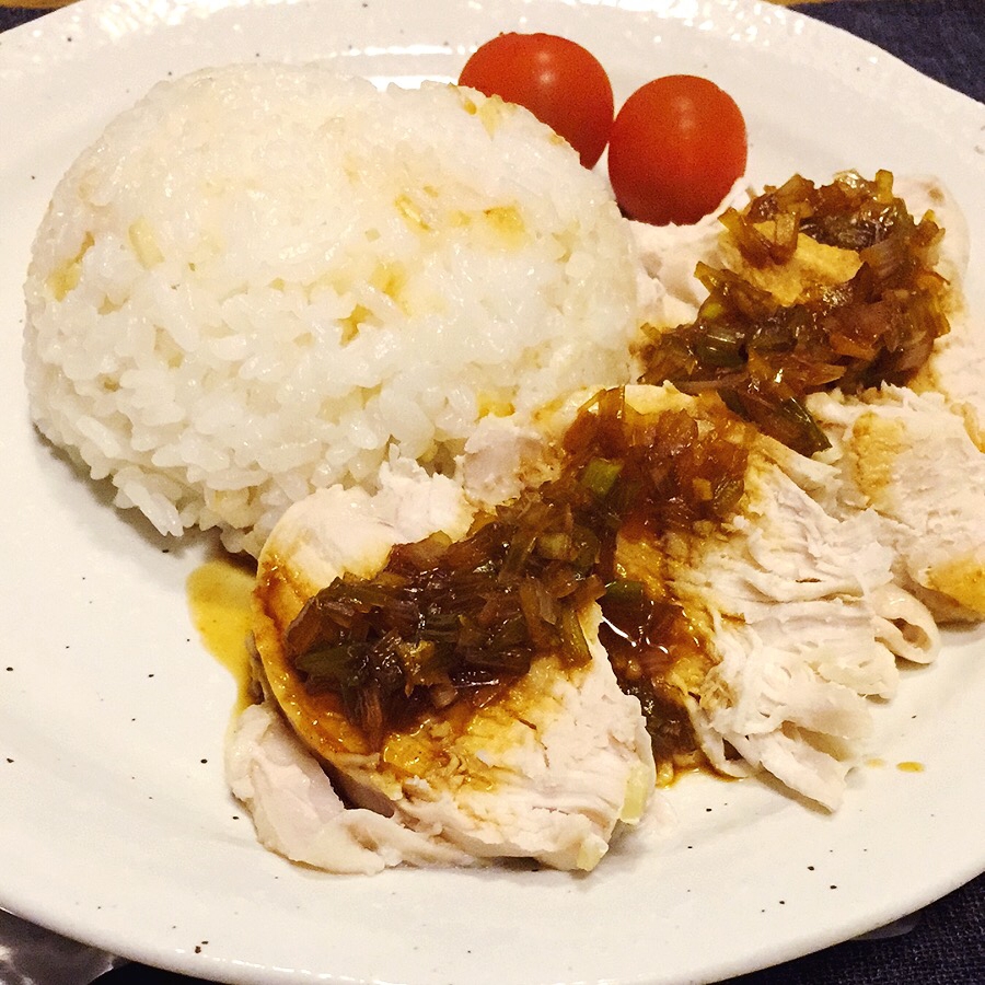 炊飯器で簡単＊シンガポールチキンライス