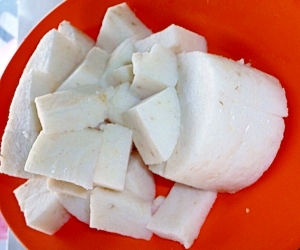 白身魚と山芋のはんぺん
