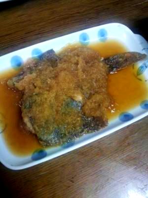 カレイ唐揚げのおろし煮がけ