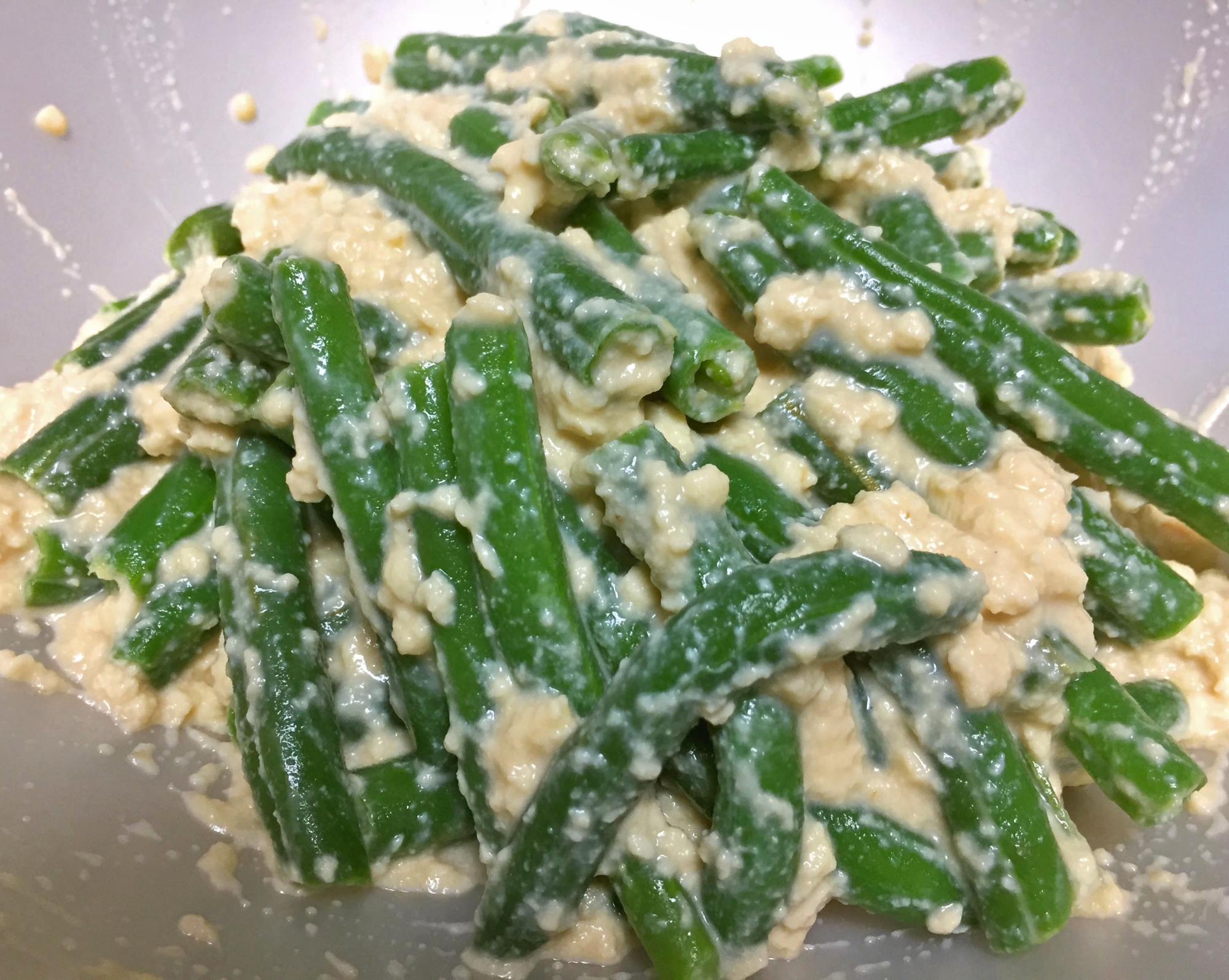 練りゴマ入り いんげんの白和え レシピ 作り方 By ふじ子 楽天レシピ 練りゴマ入り いんげんの白和え レシピ 作り方 By ふじ子 楽天レシピ